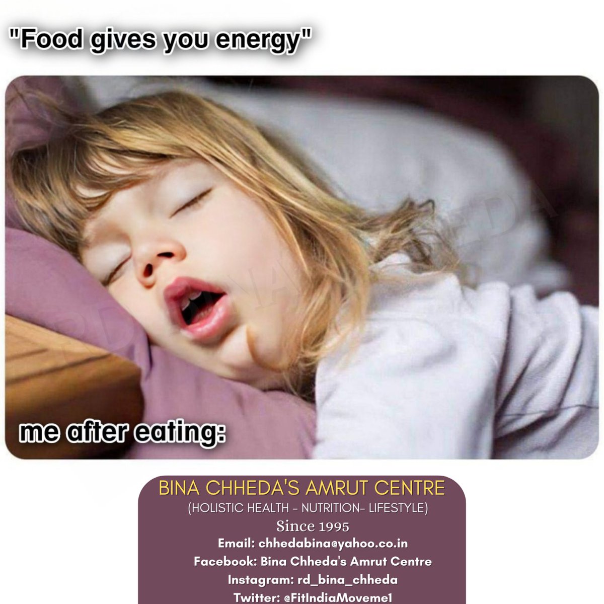 FitIndiaMoveme1's tweet photo. If ds is u, consult a #professionally #qualified #dietitian #healthcareprofessional to evaluate cause

Simple #diet #LifestyleModifications after detailed careful analysis might sometimes do d trick n help u in ur #fatloss #fitnessjourney

#ThoughtfulTuesday
#health #weightloss https://t.co/aATK9K3zW0