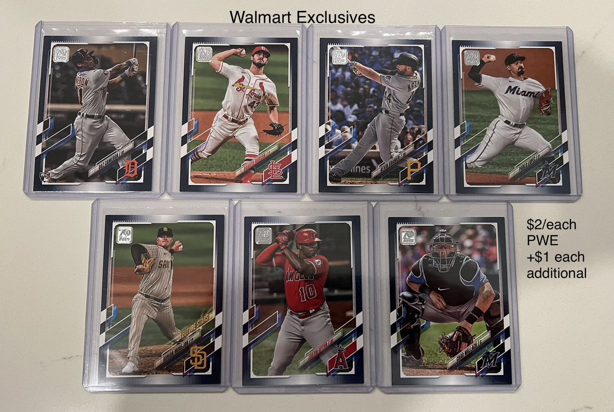RobRipsCards's tweet photo. @HiveCards @TyRecino 2021 Topps
$2 for 1 (pwe)
+$1 for each additional https://t.co/JwDyT0cwk6