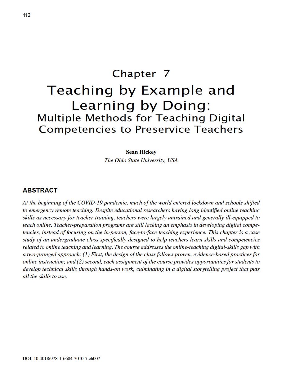 mshEducation's tweet photo. ***New publication! 📔***
I wrote a case study exploring innovative strategies for teaching digital & online-teaching competencies to preservice teachers. 🖥️🍎 #DigitalTeaching #EdTech #TeacherEd #OnlineLearning #DigitalCompetencies #FutureReadyTeachers
https://t.co/h5VKTc6NnI https://t.co/BN0XpoYpMU