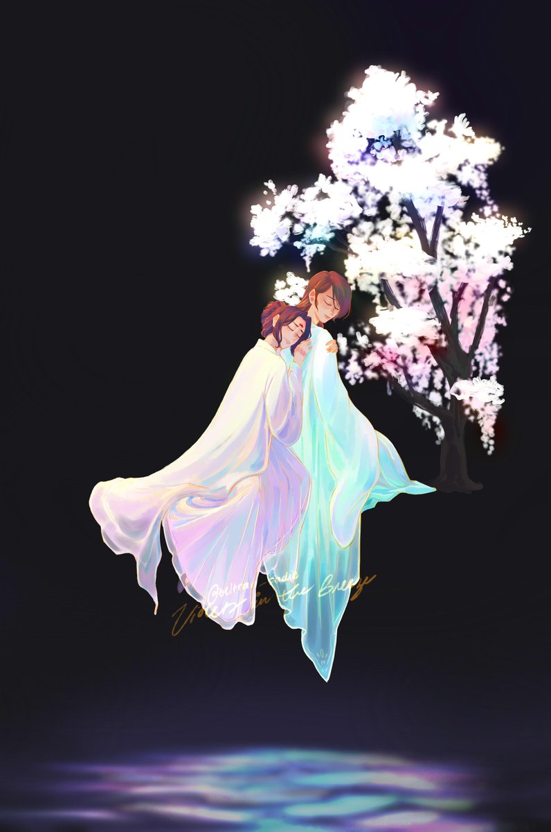 beltran_sadie's tweet photo. Presenting my art for Violets on the Breeze, a Duan Yihan x Xun Fengruo fic written by @hinaka403 made for @2ha_events.

Contains spoilers for 2ha book 3 🪻
Link below
#2ha #ErhaReverseBang2023 #二哈和他的白猫师尊 https://t.co/AGzLHTWuZZ
