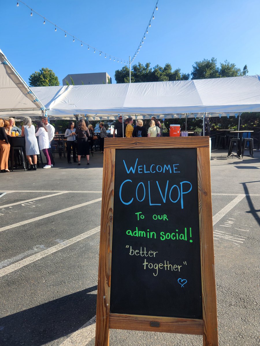 What a pleasure to get the amazing administrators of @ConejoValleyUSD @LVUSDNews @oakparkusd together for our first COLVOP administrators charter social! We are always #bettertogether! #proudpresident #colvop #acsa @ACSA_info @ACSARegion13