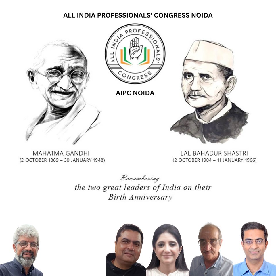 <a href="/ProfCong/">All India Professionals' Congress (AIPC)</a> <a href="/ShashiTharoor/">Shashi Tharoor</a> <a href="/profcongupwest/">AIPC UP West</a> <a href="/dreamzamitabh/">Amitabh Nigam अमिताभ निगम امیتابھ نگم 🇮🇳</a> @RohitSapraRS <a href="/Navneet_27/">Navneet Sharma Bhardwaj</a> <a href="/INCIndia/">Congress</a> <a href="/RahulGandhi/">Rahul Gandhi</a> <a href="/INCUttarPradesh/">UP Congress</a> <a href="/priyankagandhi/">Priyanka Gandhi Vadra</a> <a href="/kharge/">Mallikarjun Kharge</a> <a href="/shikhashrirup/">Minni Shikha 🇮🇳</a> <a href="/prsehgal/">Prashant Sehgal</a> <a href="/esaanki06728/">Ankit Saxena</a>