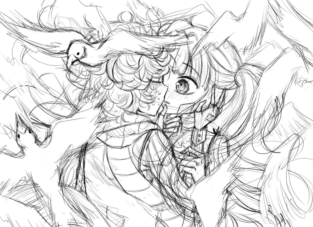 Hi everyone, I know it’s been a while. Had really bad art block, but I can finally draw again so have a wip!