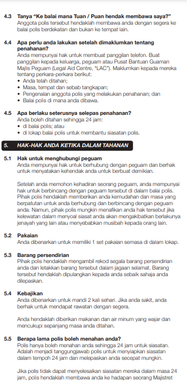 anisssurayaaa's tweet photo. WAJIB tahu hak korang bila berurusan dengan polis 👇 https://t.co/Y1iqDuI2fH