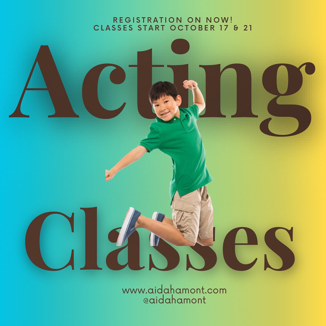 Academy of Imagination &amp; Dramatic Arts (AiDa) is mission-driven arts education for all ages inspiring confidence, creativity, community, communication skills, fosters diversity, inclusion, social change and champions arts appreciation and excellence. 

#acting #actingclasses