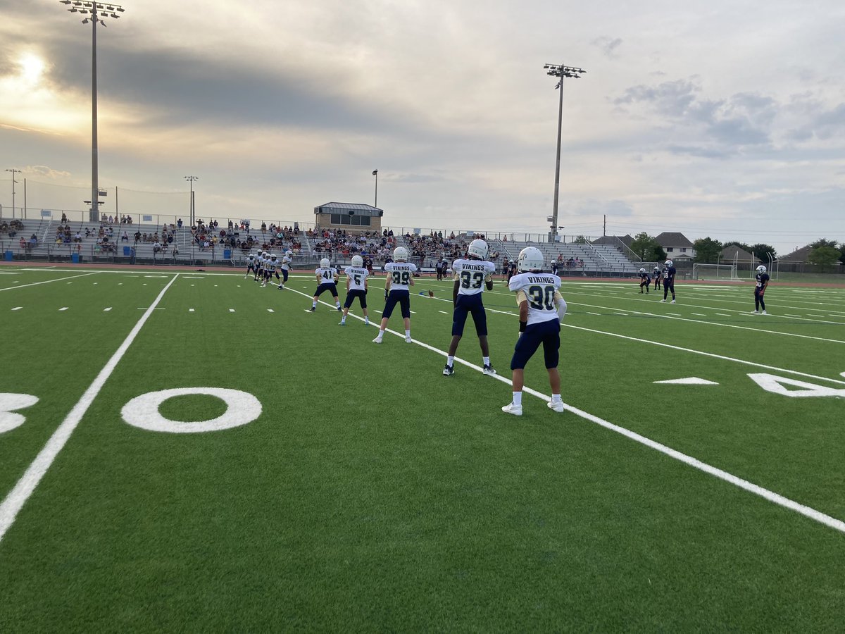 Our Vikings went 3-0 tonight vs Tays! That takes their overall record to 12-0. 

A won 32-18
B won 34-0
C won 27-0

Thank you to all the parents, staff, and students for all your support. #TVW <a href="/AdamsVikings/">Adams Junior High</a> <a href="/JHSWarriors_FB/">Katy Jordan Football</a> <a href="/JordanHSAthlet1/">JordanHSAthletics</a> <a href="/KatyISDAthletic/">Katy ISD Athletics</a>