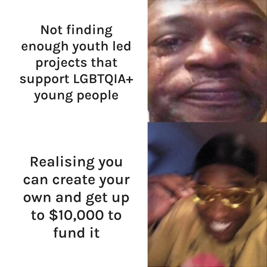💸 GRANT OPPORTUNITY for youth led projects that support the mental health and wellbeing of LGBTQIA+ young people are OPEN NOW!

🌈 Have your ideas to support your peers funded.

📩 Applications close Friday 13 October. Learn more 👉 YACVic.org.au/HEY