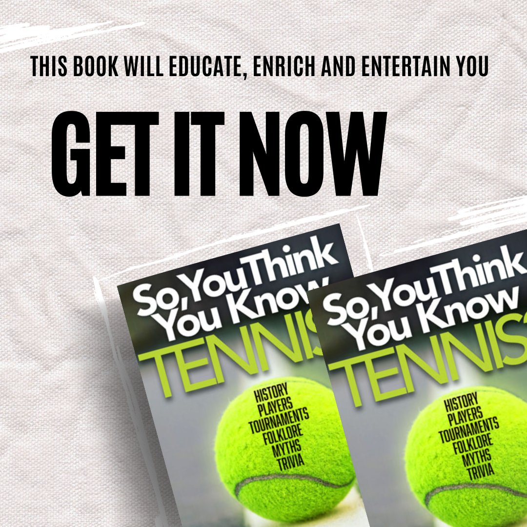 Henry Quinlan, who has 76 years of tennis experience wrote the book, So, You Think You Know Tennis? In it, Henry explores every aspect of this great sport from early origins all the way through to today’s game. Get it now!
omni-pub.com/product/so-you…