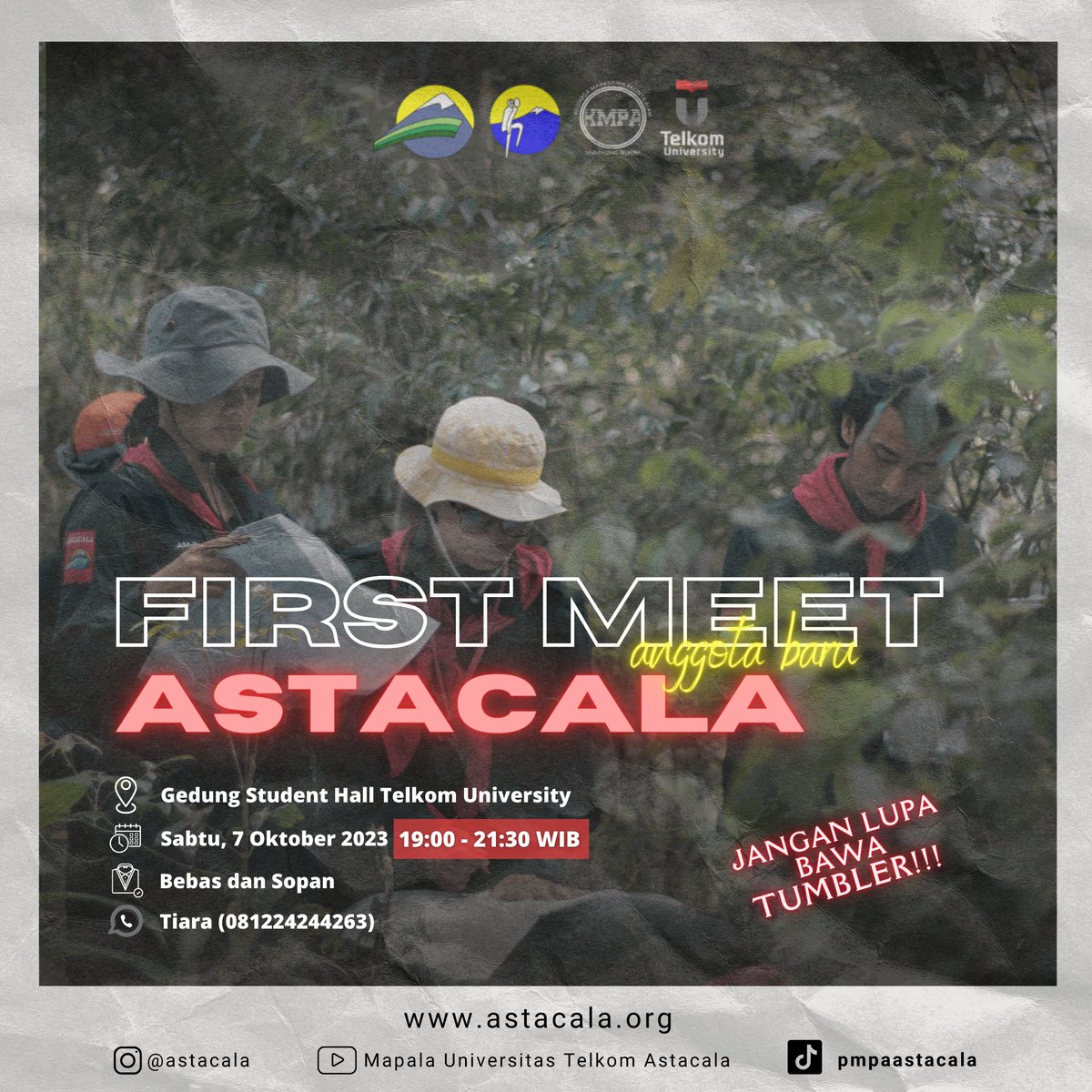 🔥FIRST MEET ASTACALA!!! 🔥

Gaess aku mintaa kalian semuaa datang Yaaa di acara first meet Sabtu ini

 Iniiii Kaliannn wajibb ikuttt Yaaa!!! Jadi mohon luangin waktunya Yaaa 🙏🏻