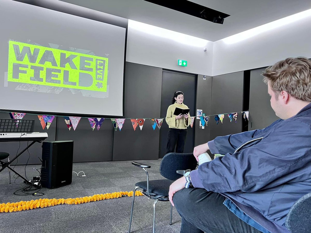 WakeyLitfest's tweet photo. Check out these photos from our recent Wakefield Live event, where we shared our love of words and Wakefield!😍
#wakefield #hepworth #yorkshire #westyorkshire #literature https://t.co/fe4B5lyd0R