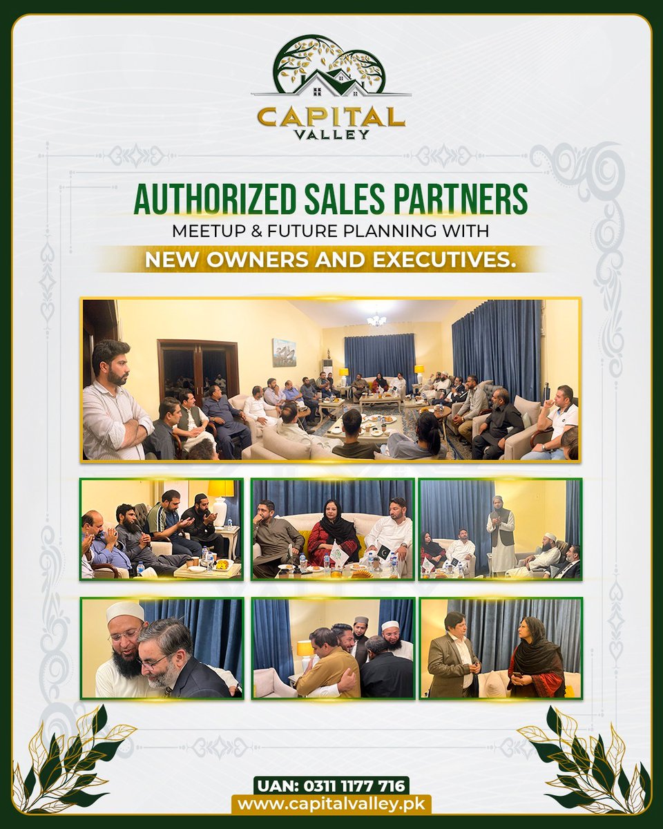 _capitalvalley's tweet image. While addressing the vision sharers, Ms. Sumaira Aslam, CEO Capital Valley (Pvt.) Ltd and Mr. Atif Aslam, Chairman Capital Valley (Pvt.) Ltd reassured their support to sales partners. 
📞(UAN) 0311 1177716
.
#Capitalvalley
#0kmfromairport
#خواب_سےتعبیرـتک