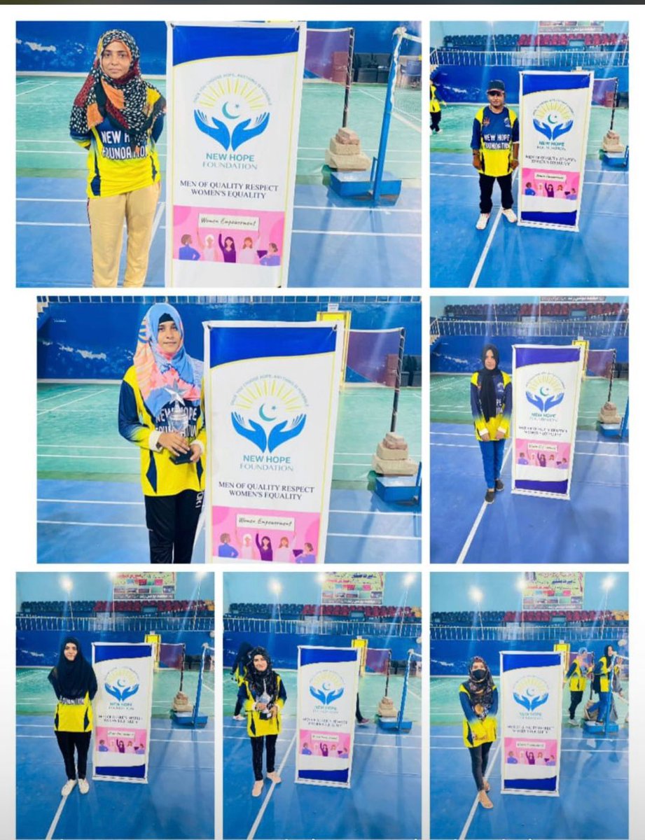 NewHopeFdnPK's tweet photo. New Hope Foundation organized Badminton tournament of young girls of district Mirpurkhas, girls from different areas were participated. The prime objective to empower to showcase their skills &amp; talents, encouraging their development in the sport.
#womenempowermentevent
#nhfsports https://t.co/8XptyeMmYF