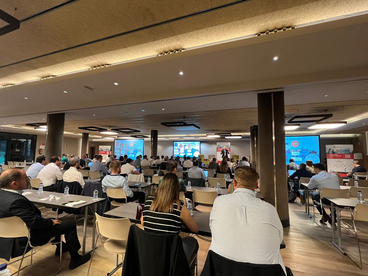 info_CCI's tweet photo. 📢Comienza #CCIcon21 en Bilbao de la mano de José Valiente, director del CCI. 

Esta XXI edición será muy especial, cargada de conocimiento, networking y muchas experiencias sobre #ciberseguridad OT. 

Contamos con el  @basquecscentre como anfitrión.

https://t.co/mYmyUkkNKP https://t.co/flzkGEHrbT