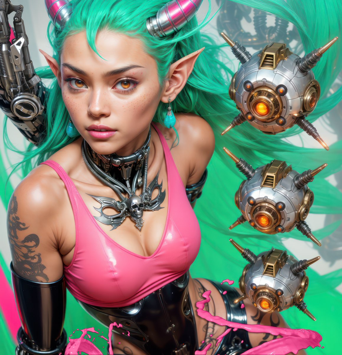 GM amazing fam ♥️☀️

Happy #TEZOSTUESDAY 🎉

We just dropped 'CYBER ELF PRINCESS' on Objkt 🔥

⚡️ 50 ed - 8 $XTZ

Thx for all your support! 🚀

Link #XREY💎👇