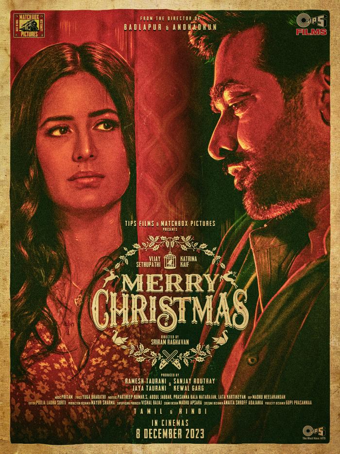 .@VijaySethuOffl and #KatrinaKaif  ‘s highly anticipated #MerryChristmas now hitting the screens a week early it's  '𝐃𝐞𝐜𝐞𝐦𝐛𝐞𝐫 𝟖𝐭𝐡' 2023!🥳

@TipsFilmsInd #MatchboxPictures @RameshTaurani @realradikaa @ipritamofficial @YugabhaarathiYb #PoojaLadhaSurti #SriramRaghavan