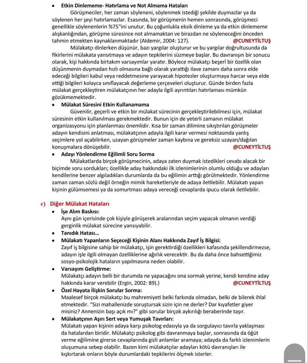 Bir mülakat sürecine karışabilecek hataları tekrardan paylaşıyorum Sn. <a href="/Yusuf__Tekin/">Yusuf Tekin</a> 
30 farklı şehirde, birbirinden farklı komisyonlarda ve binlerce farklı aday için bu hataları nasıl engelleyip objektif bir puanlama yapacaksınız merak ediyorum.
