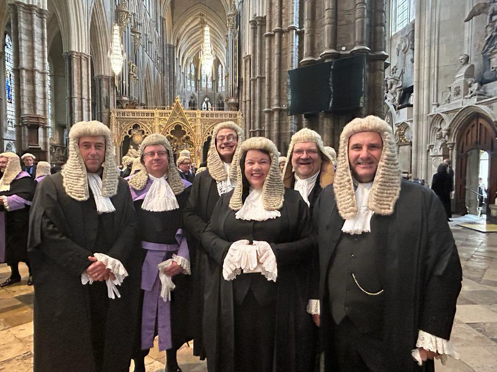 WandCcircuit's tweet photo. The Circuit was well represented yesterday at the opening of the Legal Year. Our silks in their finery, and a great picture of our leading Welsh women in the law. https://t.co/zUJ4S6lkl5