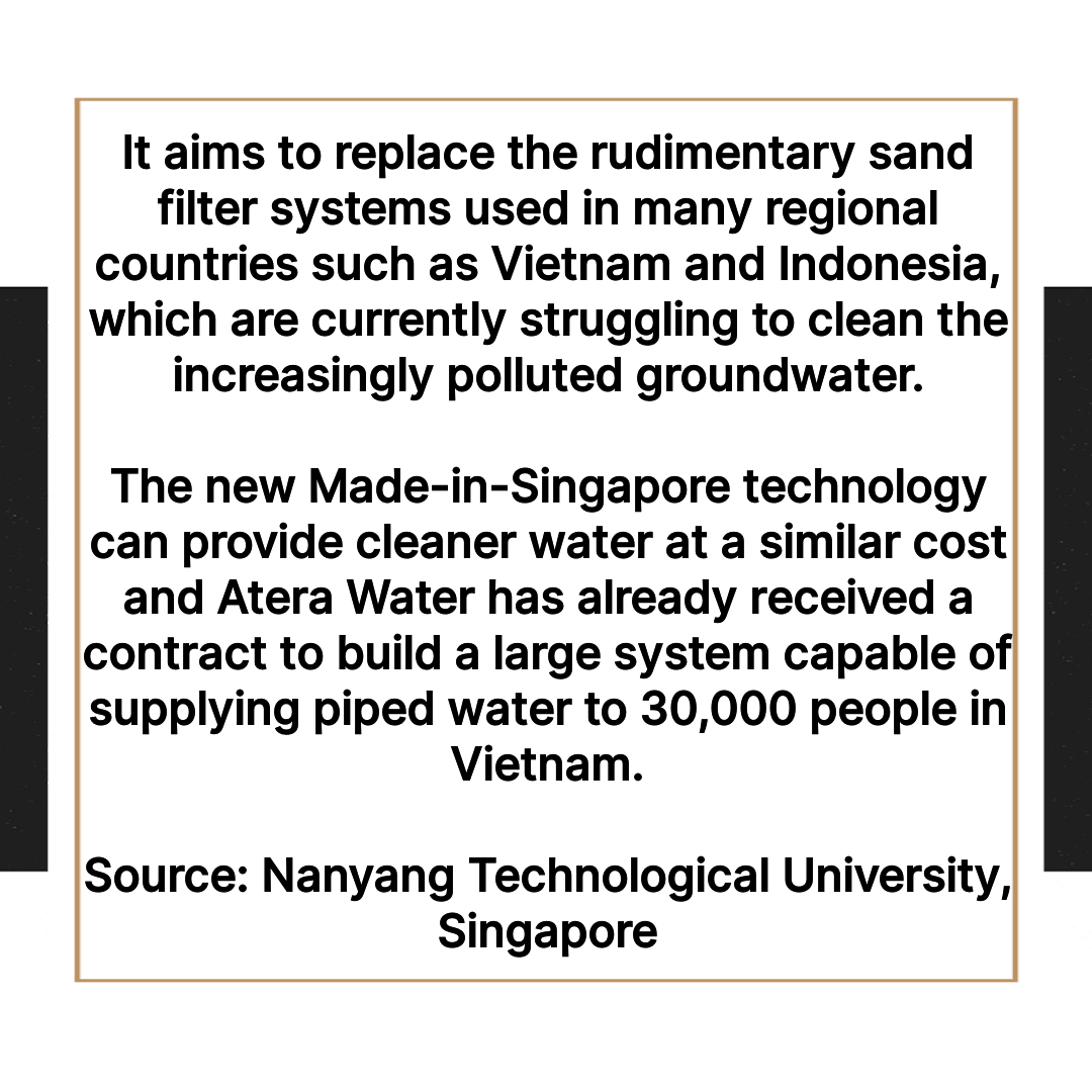 mayur259's tweet image. Tech/Science Update: New Affordable Water Purification System for Developing Countries

#Membranes #WaterPurificationSystem #WaterFiltrationSystem #CleanWater #CarbonFootprint #WaterTreatmentPlants #WTPs #NanocompositeMembrane #CLARITY #Polymers @NTUsg @singaporetech