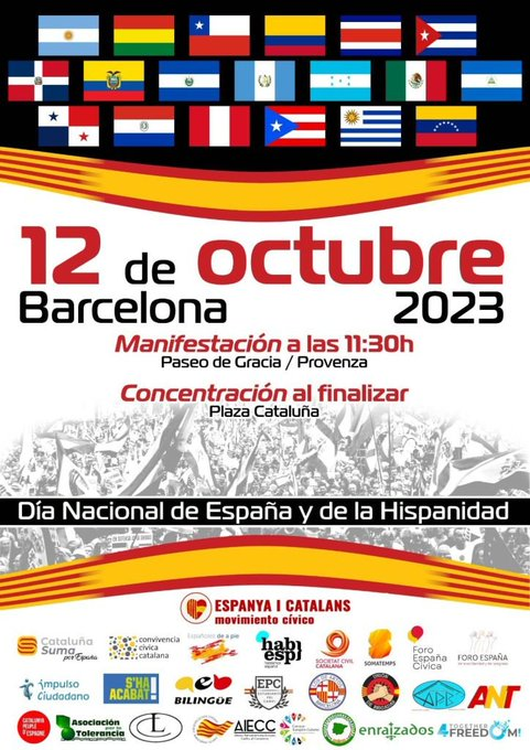 ldpsincomplejos's tweet photo. Lee. Difunde. Convoca. Participa.

El 8 y el 12 de octubre, manifestaciones en Barcelona.

Sólo en la calle pararemos el golpe de estado. https://t.co/9W4QZDHdGt