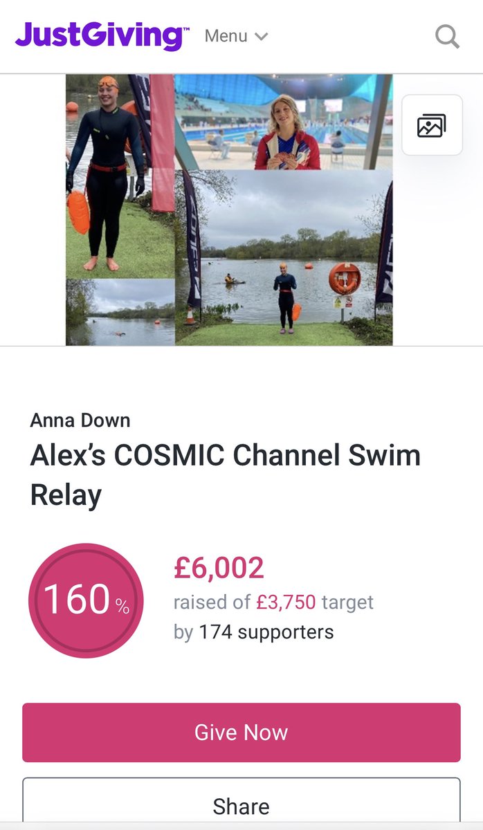 anna_down's tweet photo. Wow! Completely blown away by the generosity shown to @alexdownswim Channel relay with @cosmiccharity Rays. >£17,000 raised by the team for a charity close to our own hearts - 2 years ago she was on @stmaryspicu #fundraising #inspirationalteen #incrediblerecovery #channelswimmer https://t.co/1ugkLHk28Q
