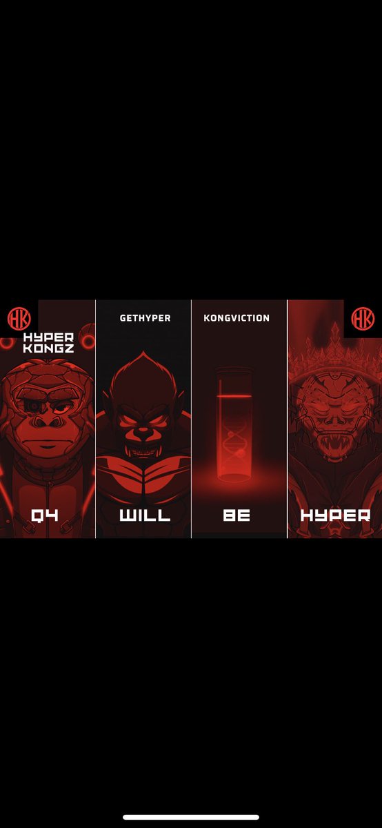 Told ya that this is about to explode. This is a really strong community, a team that works really hard, to show that they will deliver what they said from the beginning. closing in on something again,you dont want to miss this one.  Get your <a href="/HyperKongz/">Hyper Kongz</a> come
Join. #GETHYPER