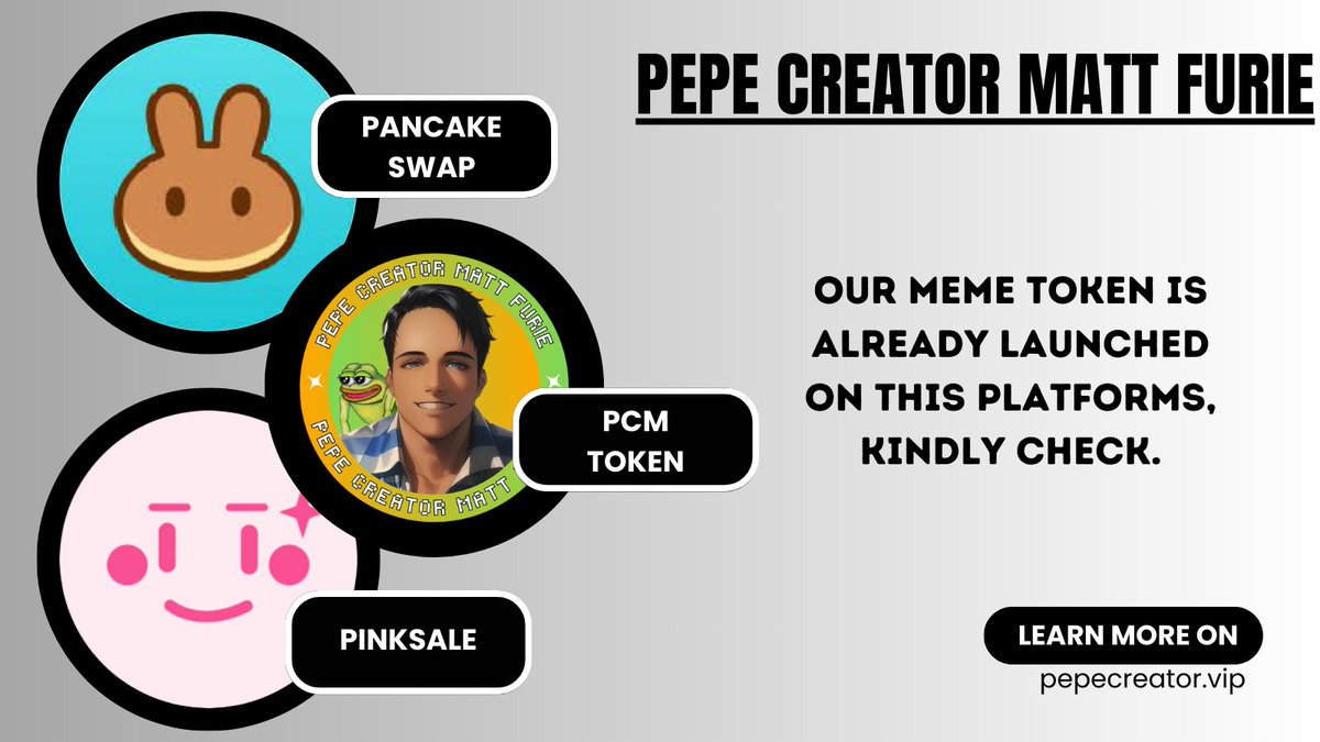 aaron_pite69541's tweet photo. One of the best and unique token launch in community 
#PEPE #PCM44 #TipCoin #Ethereum #Cronos $CRO #Maker $MKR #Coinbase #Binance       #Quant $QNT #Optimism $OP #Arbitrum $ARB #NEAR #Aave $GRT https://t.co/5tw4vn4Xe9