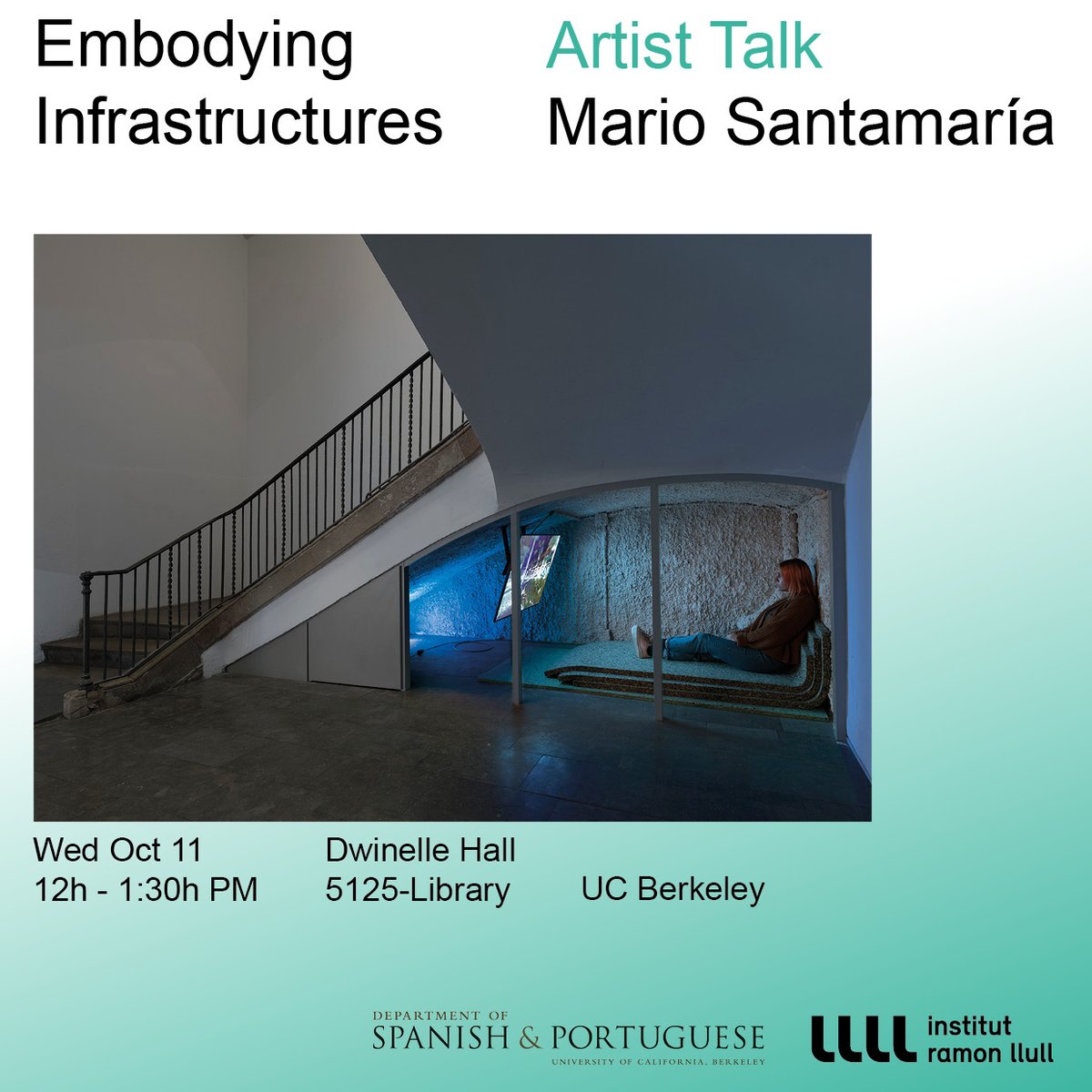 Next week, Wednesday October 11, 12 pm at Library of the Department of Spanish and Portuguese. Dwinelle Hall 5125.

Sponsored by <a href="/IRLlull/">Institut Ramon Llull</a> and Department of Spanish and Portuguese <a href="/UCBerkeley/">UC Berkeley</a>