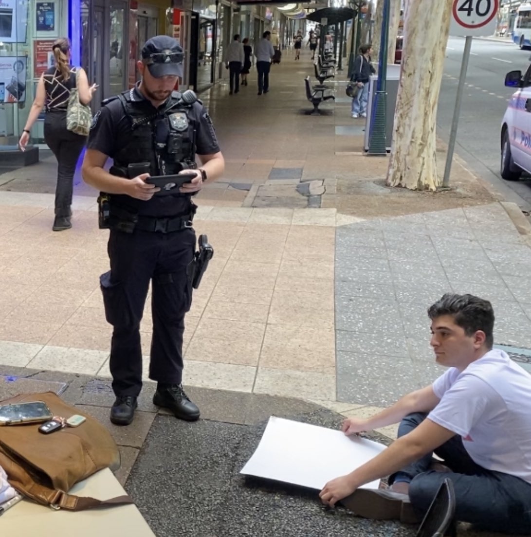 I lost in court today. Judge handed down a $3100 fine for holding a blank sign one inch off the pavement outside the Chinese Consulate. For good measure he even denounced me as “insolent” and “defiant” as though it’s now a crime to disrespect the CCP. Free speech in Australia.