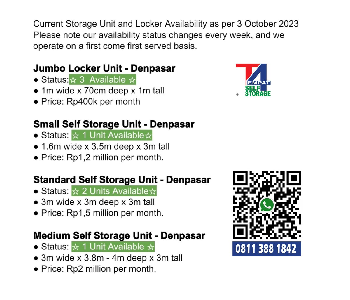 T4SelfStorage tweet picture
