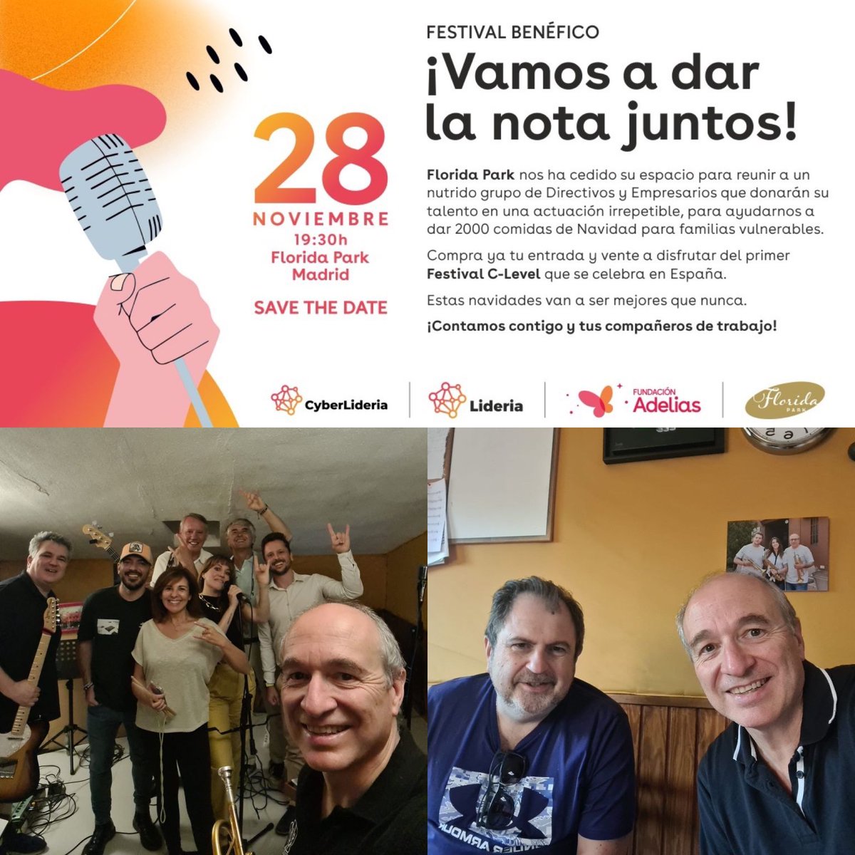 Lideria4's tweet photo. Seguro que les conoces a todos porque son CISOS, CIOS, Directores de Innovación o de Sostenibilidad, Empresarios, Productores musicales de prestigio.

El evento tendrá lugar el 28 de noviembre, en el Florida Retiro

Compra tus entradas o patrocina 
👉 https://t.co/k7rYMvFqzn https://t.co/EMKVm4sKdP