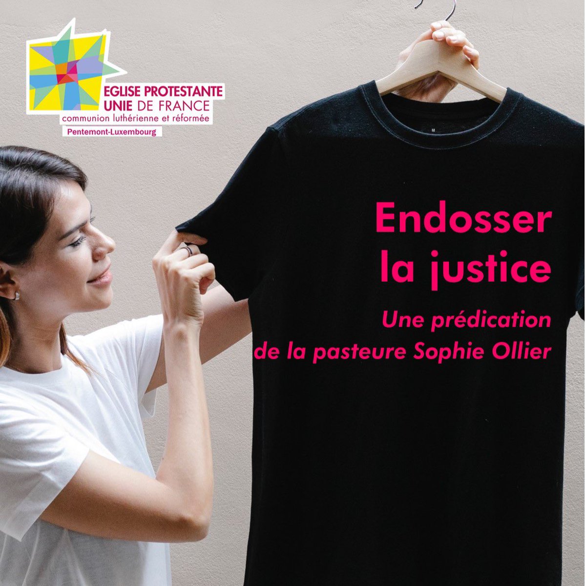 paroissepentlux's tweet image. "Endosser la #justice", par la pasteure Sophie Ollier. 
Vidéo de la prédication 👉youtube.com/live/ikNNzWqyy…

#culteprotestant #pasteurdudimanche #prédication