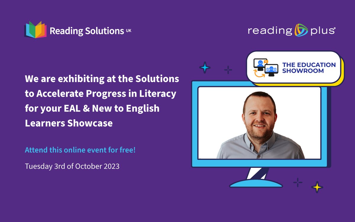 Join our Reading Development Consultant, Jonny @JonnyBennett13, at The Education Showroom’s online CPD showcase, focussed on ‘Solutions to Accelerate Progress in Literacy for your EAL & New to English Learners for KS1, KS2 and Special Schools!’ on the 3rd of October. Discover