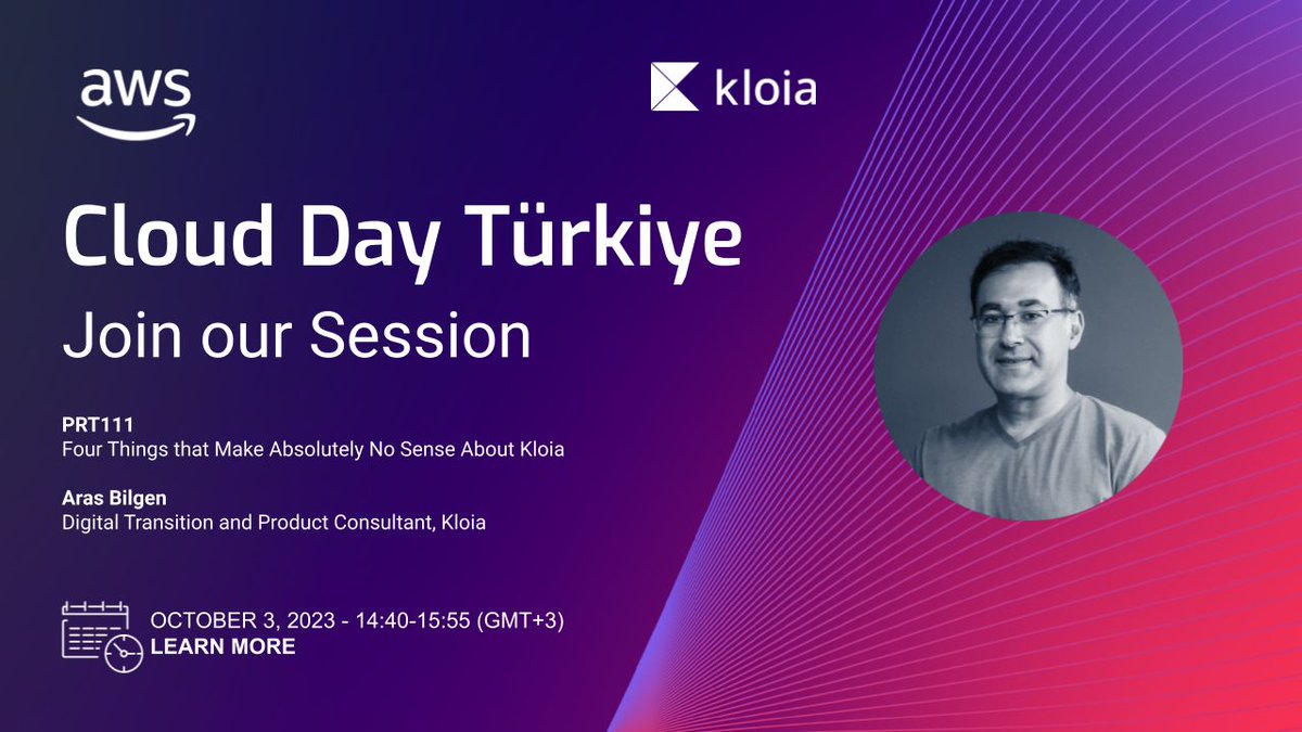 Kloia has been a leading solution provider for #cloud, #DevOps and more, but do you know that we have incredibly oxymoronic ways of doing things? Join us today at 14:40 - Four Things that Make Absolutely No Sense About #Kloia, in Breakout Room 4. 📲 🌟😎 @awscloud @aws_partners