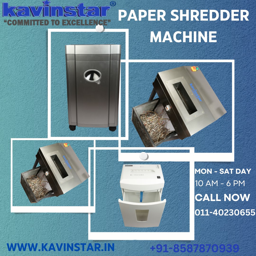 Kavinstarindia1's tweet image. पेपर श्रेडिंग या क्रशर मशीनें ऑनलाइन किफायती मूल्य पर खरीदें
पेपर श्रेडिंग या क्रशर मशीनें सबसे अच्छी कीमत पर ऑनलाइन खरीदें, कविंस्टार से केवल ₹6,990 से शुरू। 
#shredderMachine #PapershredderMachine #BestPriceShredder
kavinstar.in/product-catego…