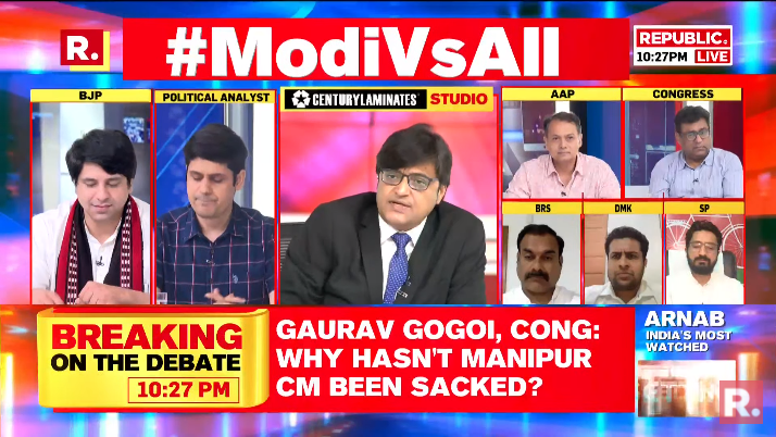 RajeshChau96450's tweet image. #ModiVsAll | Manipur is burning but the CM is helpless, our Home Minister is action-less, PM is speechless and the entire central government is hopeless: BRS leader @RSRBRS

Tune in here to watch The Debate with Arnab and fire in your views with the hashtag -…