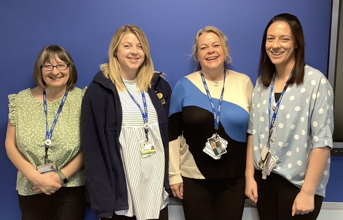 CPS_CClub's tweet image. Meet the breakfast team! Introducing Mandy, Rebecca, Carol and Amy. Here daily to greet the children with their happy smiley faces 😊