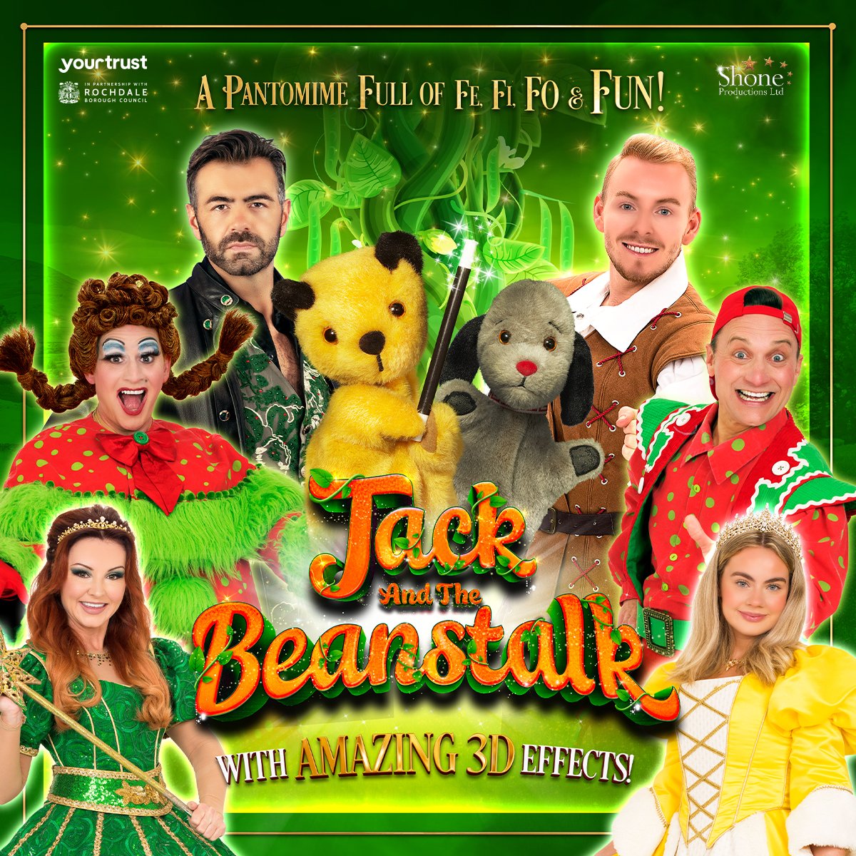 Sootyandco's tweet photo. Breaking news! Our resident experts Sooty and Sweep will be joined in this year's pandamime by David Drewitt, Danny Jay, Joe McEvoy and Emma Jervis! Catch Jack and the Beanstalk @Middleton_Arena from the 27th November.

Book your tickets here >> https://t.co/hKZHlPEyj6 https://t.co/lV3GVHi4k9