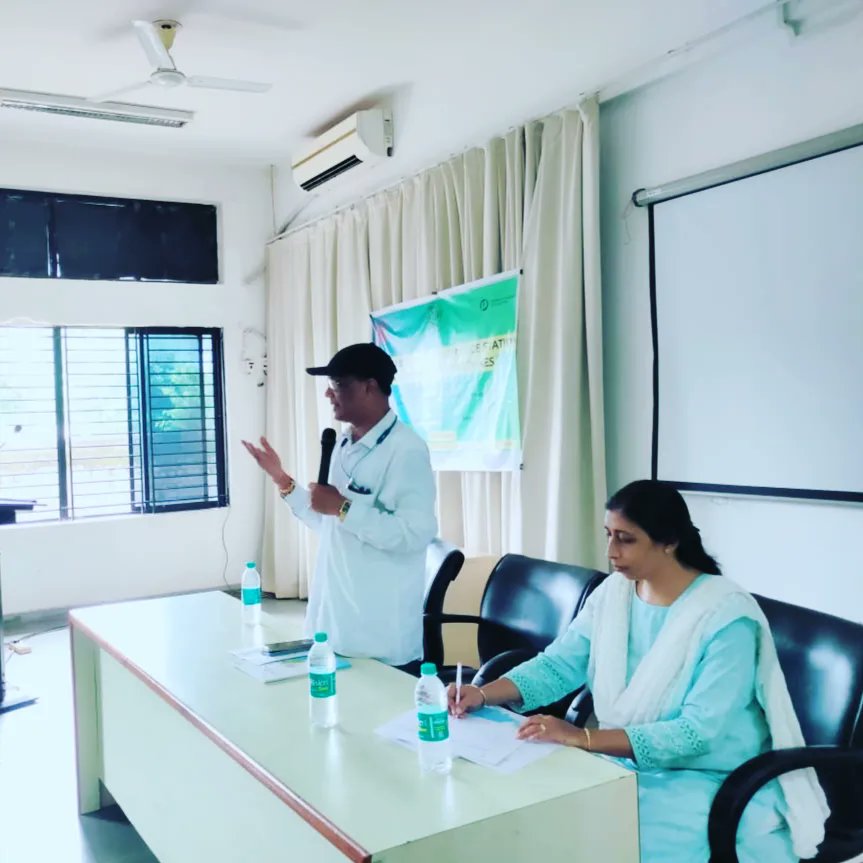 SudarshanCray's tweet photo. #humanrights #Awareness #students #CSNR
Interacted with MSW students of NISWAS Bhubaneswar and spoke on Human Rights, Environmental and Climate Justice and Social Marginalization,etc.
Thanks to @CSNR_India for conducting the outreach programme n inviting me. https://t.co/g4KdNAFj7D