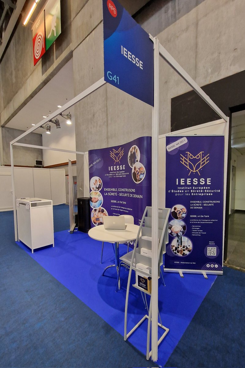 ieesse's tweet photo. @ieesse partenaire du @salonAPS
Nous sommes prêts à vous accueillir sur notre stand G41.
#surete #securite #salon #meetings https://t.co/YDsM2UlfZg