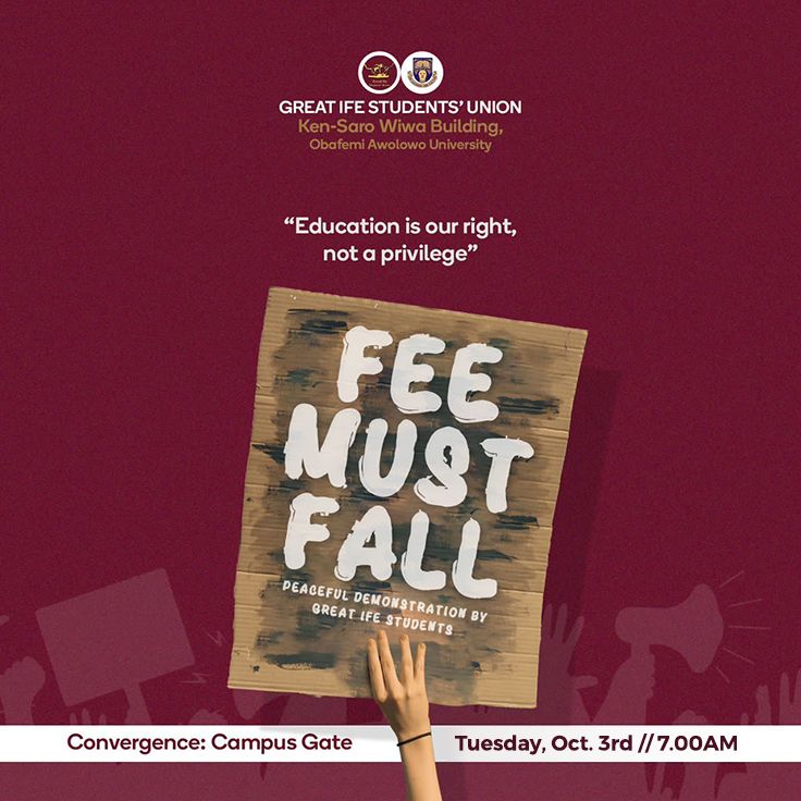 _Dr_Bush_'s tweet photo. #FeeMustDrop #OAUTwitter https://t.co/jNBDTpv1CD