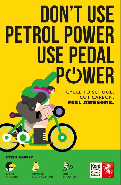 Don't use petrol power use pedal power
#walktoschool