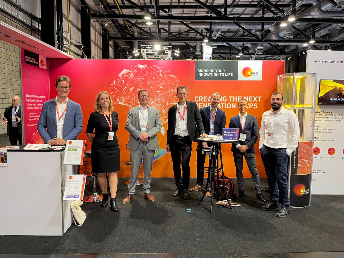 The people from  <a href="/SMARTPhotonics/">SMART Photonics</a> are happy to explain the benefits of InP and tell mire about our pure play foundry at
#ECOC23. Visit us at booth 752