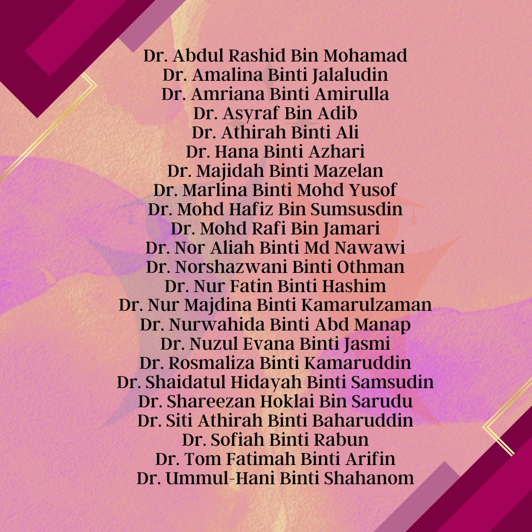 Efficientefc's tweet image. A heartfelt congratulations to the Yayasan Peneraju Spesialis scholars who have successfully passed Part II examination and completing their MAFP program!

Impressive achievement!  

#MAFP #Familymedicine #MedicalAchievement #yayasanpeneraju