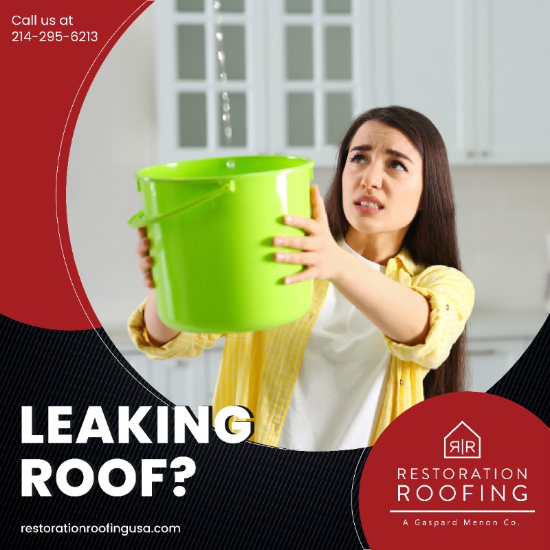 RestoreMyRoof's tweet photo. Roof #leaks need to be addressed immediately. Further roof damage can occur if a leak is not fixed. Contact #RestorationRoofing at 214-295-6213 for solutions to every roof leak. Visit https://t.co/0FcNUBBHUx to learn further. #commercialroofing #leakingroof #roofrepair #roofers https://t.co/dDlN5dXG0h