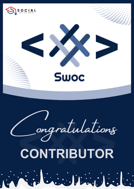 kalysfx's tweet image. Excited to announce that I got selected as a Contributor at #SocialWinterofCode #SWOC2023 #SWOC #quine @quine_sh