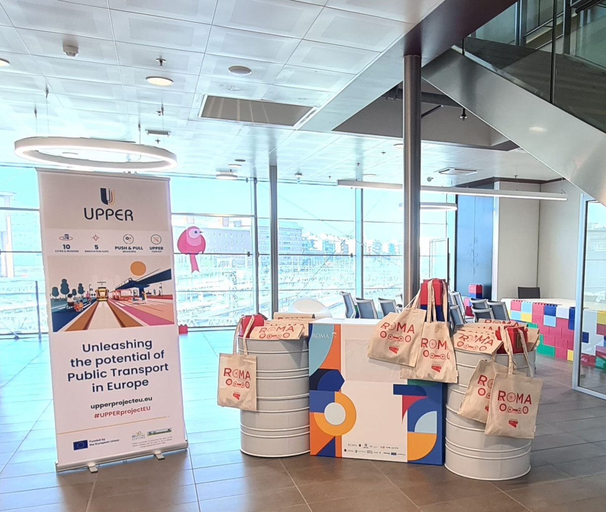 project_upper's tweet image. Tutto pronto a @Roma per il nostro primo #Hackathon di progetto! @romamobilita #UPPERProjectEu
