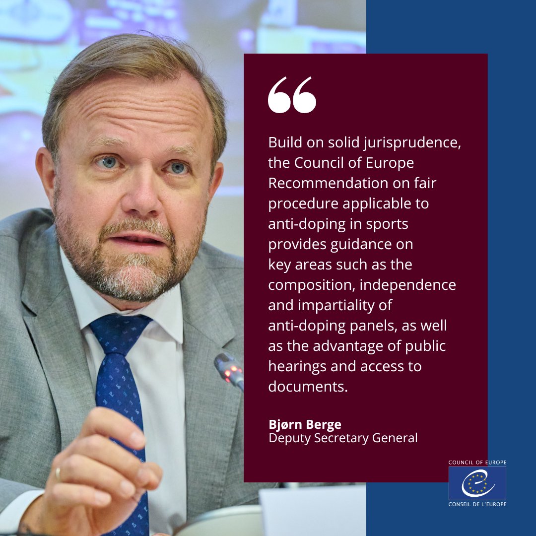 DSGBjornBerge's tweet photo. Conference on the Right to a Fair Procedure in Anti-Doping proceedings in #Riga 🇱🇻

"While important positive progress is already underway, legal proceedings in sports need to be fair, transparent and in line with our rule of law principles" https://t.co/KvF0UW57jP