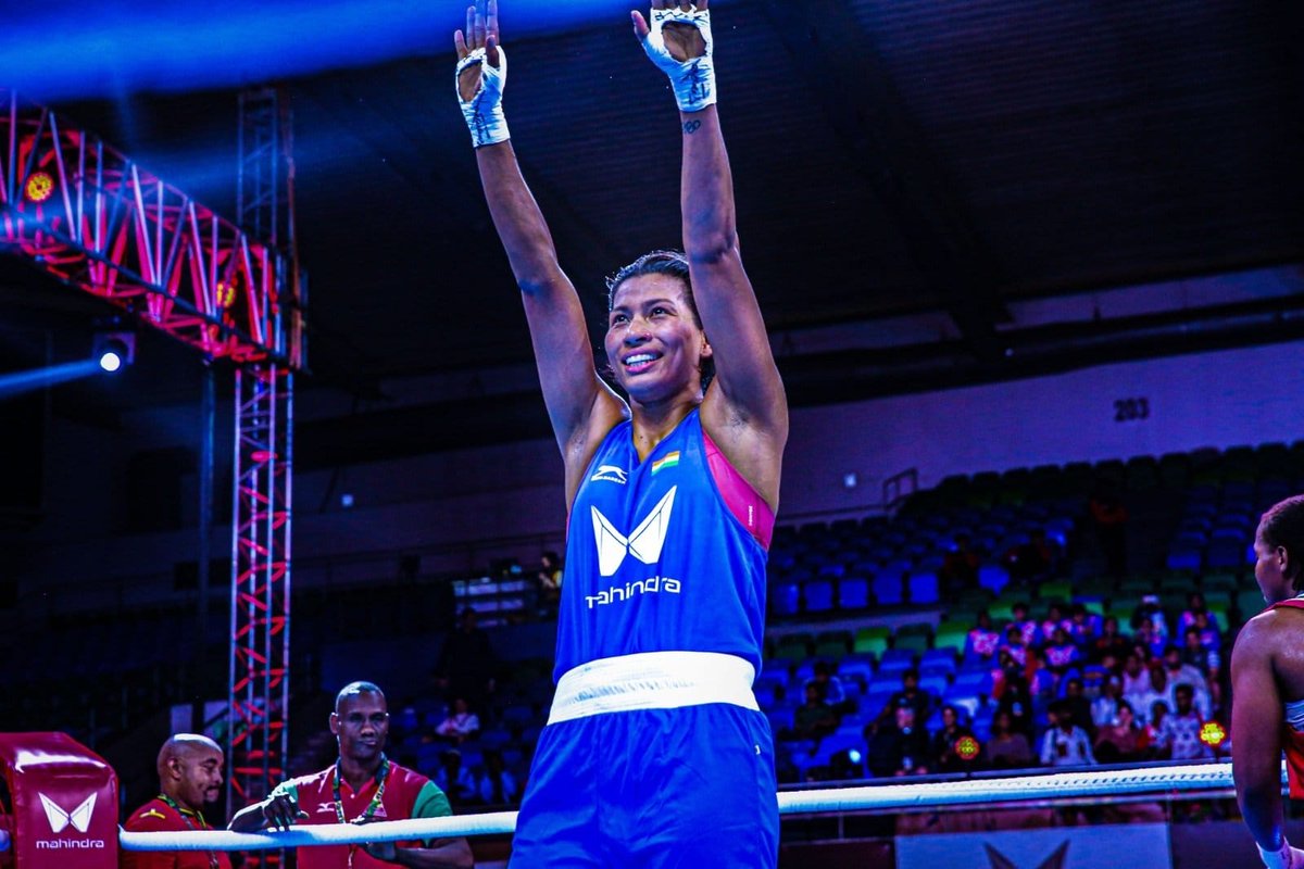 Power Punch!

What an incredible performance by our very own Lovlina Borgohain as she beats Thai pugilist Baison Maneekon 5:0 to advance into the final of 75 kg Women's Boxing at #AsianGames2022 thereby sealing her berth to the Paris Olympics.

We are really proud. Keep it up!