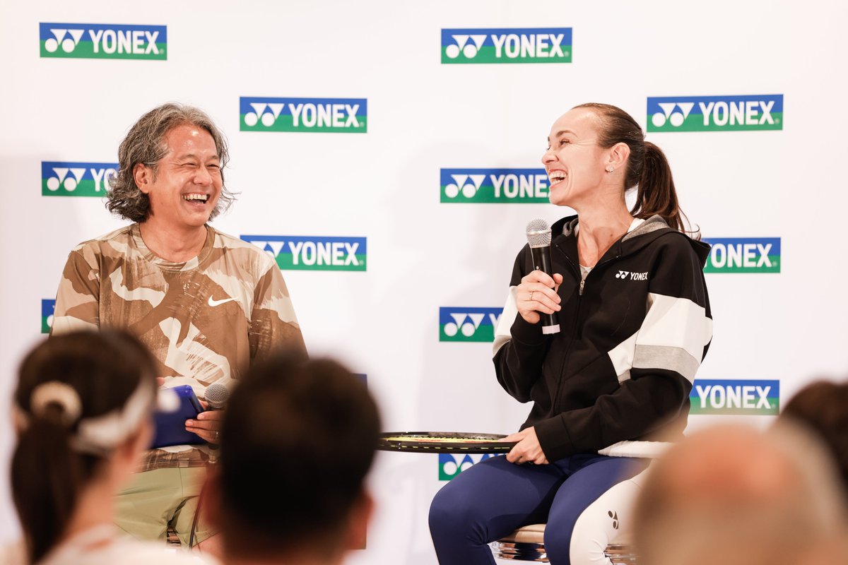 yonex_jp's tweet photo. 👍CLUB REGNA TALK LIVE featuring マルチナ・ヒンギス
CLUB REGNA 会員 約50名とマルチナ・ヒンギスの交流
イベント開催🎾
#ヨネックス
#テニス
#REGNA https://t.co/VjjqiqlDuZ
