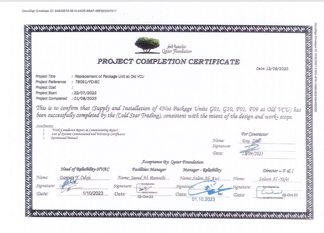 شركة كولد ستار للتجارة والمقاولات tweet media